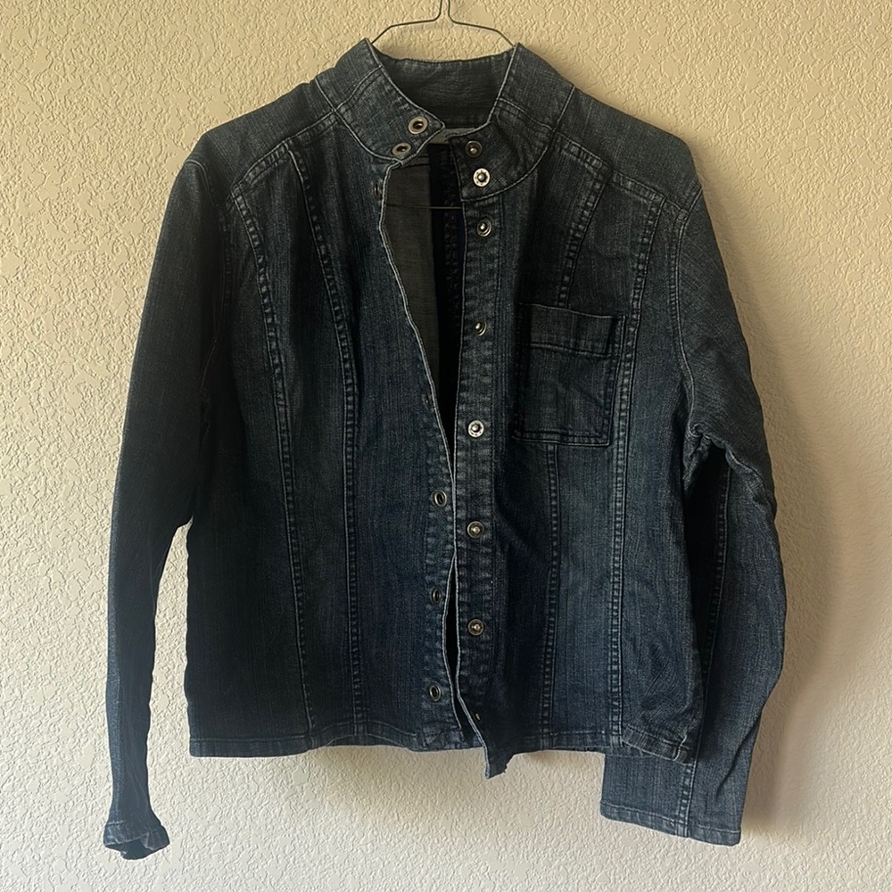 Women’s Denim Jacket - Dark Blue